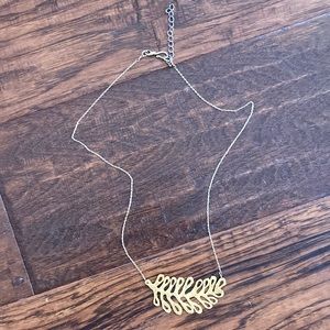 Palm Leaf Necklace
